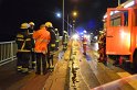 Einsatz BF Hoehenretter Koelner Seilbahn Hoehe Zoobruecke P2478